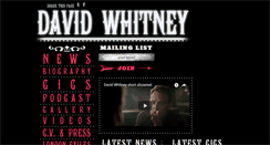 Desktop Screenshot of davidwhitney.org
