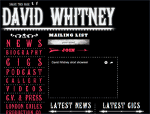 Tablet Screenshot of davidwhitney.org